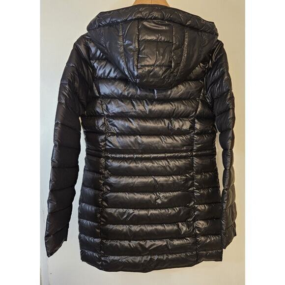 Kenneth Cole Ladies' Quilted Anorak Jacket Color Black / Size Small / New - Picture 3 of 13